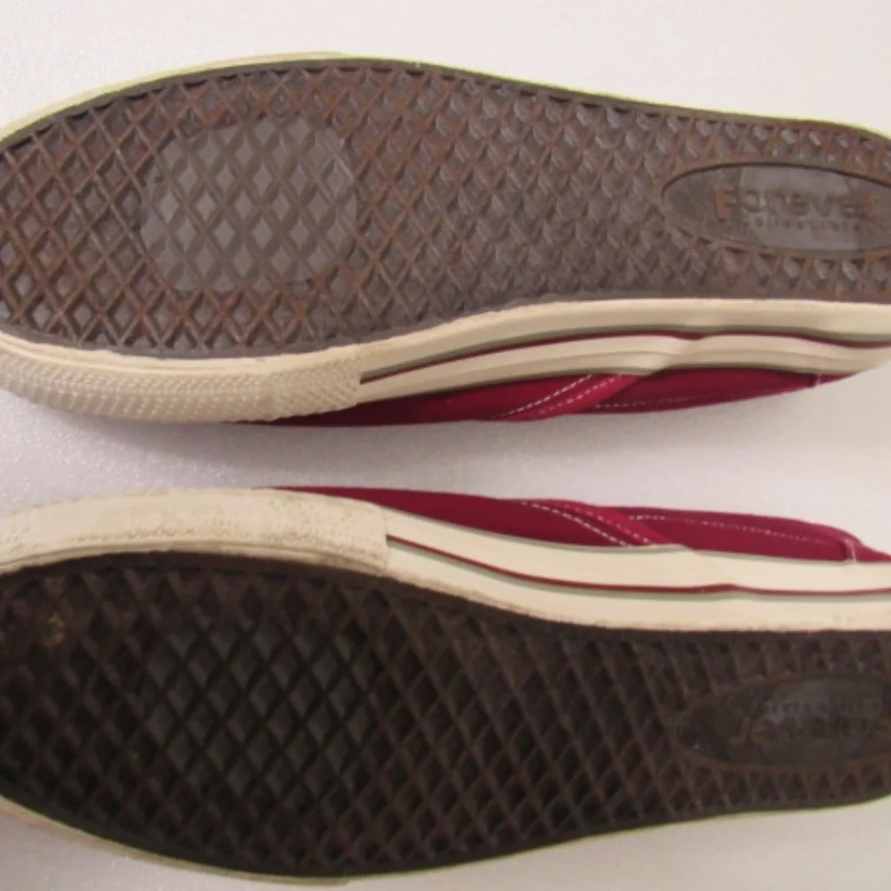 Texas A&M Aggies Slip‎ Ons Forever Collectibles Fabric Sneakers Sz Men 9.5 WM 11